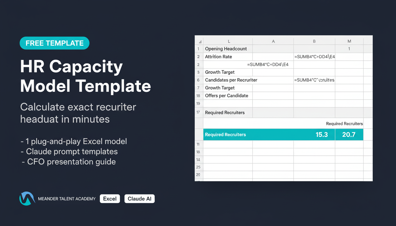 HR Capacity Model Template with Claude Integration