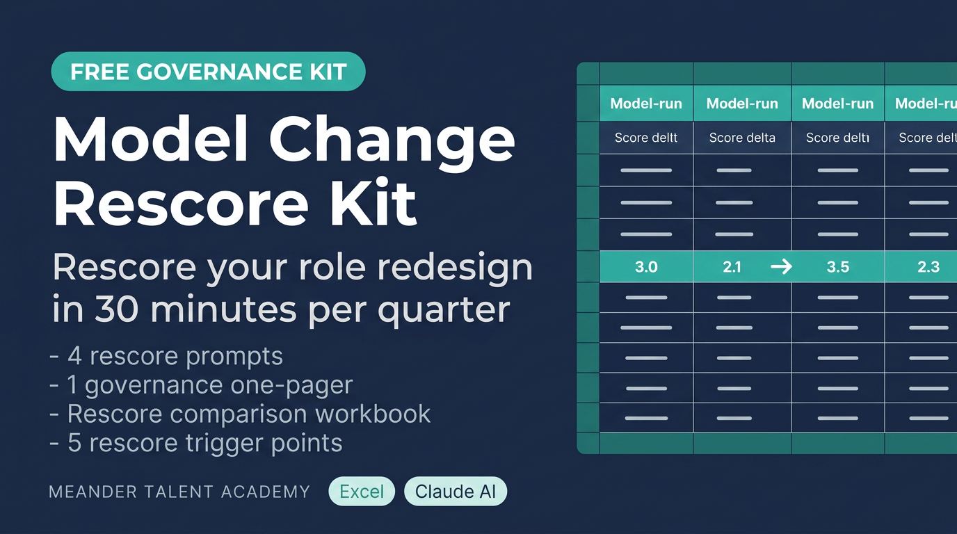 AI Org Redesign Part 4: Model Change Rescore Kit