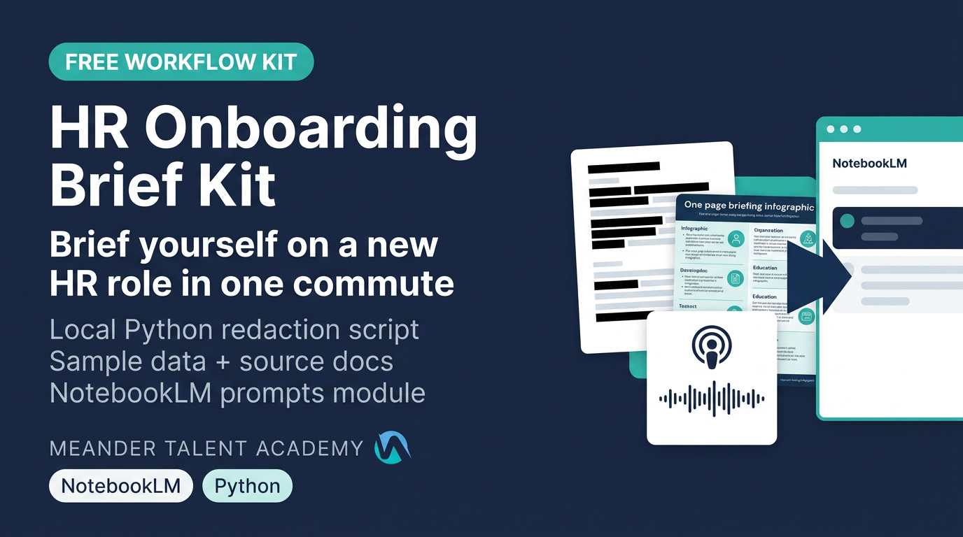 NotebookLM HR Onboarding Workflow Kit