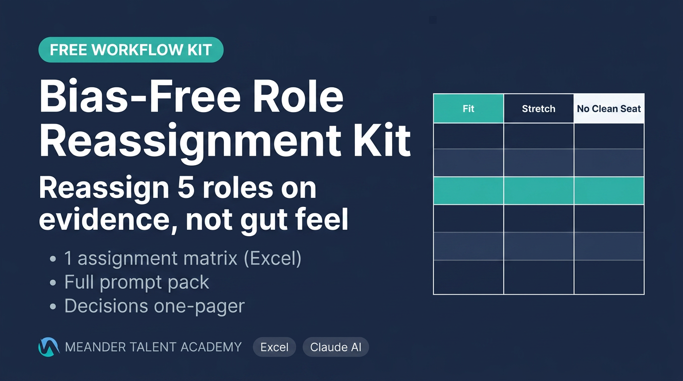AI Org Redesign Part 3: Bias-Free Role Reassignment Workflow Kit