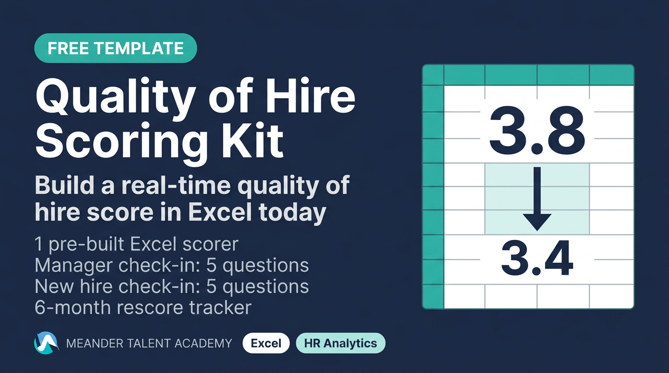 Quality of Hire Starter Kit (Excel)