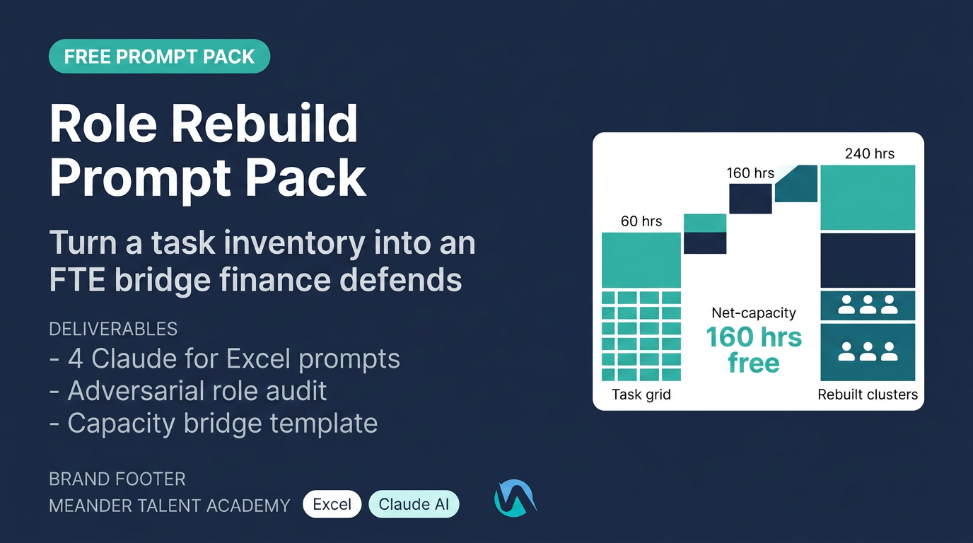 AI Org Redesign Part 2: Role Rebuild Prompt Pack (FTE Bridge Builder)
